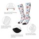 thumbnail image 3 of Fotbe Nautical And Pirate Owls Calcetas Divertidas Estampadas para Hombre y Mujer, Calcetas de Algodón hasta la Rodilla para Caminar, Correr, Enfermería y Embarazo, 3 of 6