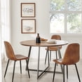 thumbnail image 5 of Milo Kande Carafe Modern Two Tone Tabletop Vase - Black and Walnut - Small, 5 of 7