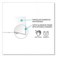 thumbnail image 4 of Ghent Manufacturing GHEM1P5101M Magnetic Porcelain Whiteboard with Satin Aluminum Frame & Map Rail, 120.59 x 60.47 in., White Surface, 4 of 4