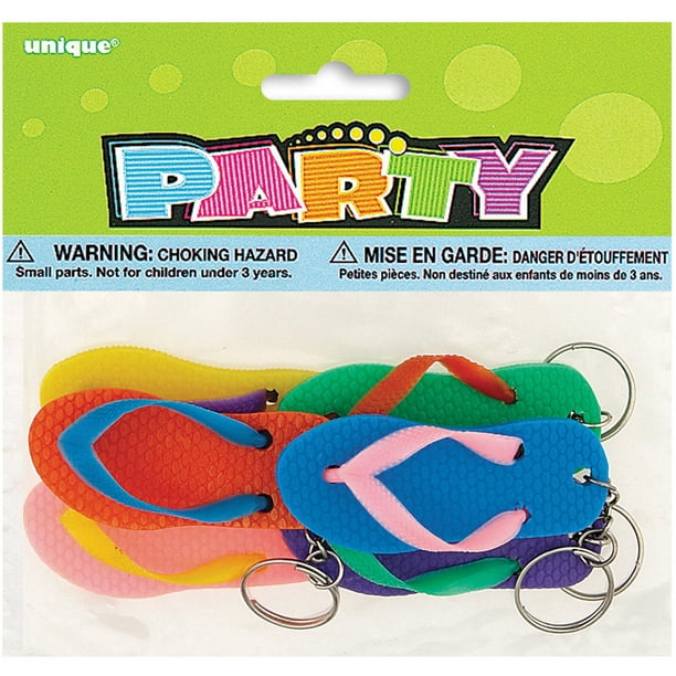 Flip Flop Key Chain Party Favors, 6ct - Walmart.com