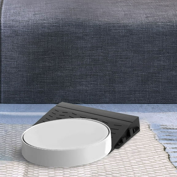 GOOHOCHY  2 Pcs Wheelchair Ramps Door Threshold Strip Slopes Mobility Mat Office Black