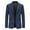 Navy, variant on Mens Dress Shirts Suits Mens Suit Slim Fit One Button Solid Tuxedo Acket Business Suits Wedding Party Homecoming Suits For Men Suits For Men Navy 2Xl