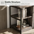 thumbnail image 5 of CazToi Farmhouse TV Stand for 75 Inch TVs 500lb Capacity Media Console with Storage & Double Mesh Doors, 5 of 8
