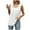 White, variant on Plebaso Womens Square Neck Tank Tops Pleated Casual Dressy Blouses Sleeveless Shirts Women's Clothes
