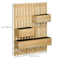 thumbnail image 3 of Outsunny Wall Mounted Garden Planter with Trellis for Patio Porch Balcony, 3 of 10