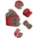 thumbnail image 2 of Cinturones Elásticos de cintura Ancha Allegra K con hebilla de Metal Negro y Rojo One size, 2 of 7