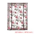 thumbnail image 1 of Cortina de ventana romana con flor de peonía transparente para cocina, cenefa, cortinas de gasa semitransparentes, tratamiento de ventana kenally JJ23234-02, 1 of 6
