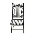 thumbnail image 2 of Conjunto de muebles en miniatura 1:12 Sunnimix Silla Negra accesorio de hierro forjado, 2 of 7