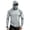 Light Gray, variant on Men's Sunscreen Compression Hoodie with Integrated Mask Slim Fit Long Sleeve Shirts Men Rash Guard Performance Fishing Hiking Shirt with Thumb Holes