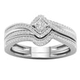 thumbnail image 2 of CILENON Gifts For Girlfriend Women'S Micro Inlaid Zircon Ring Ring Jewellery (Silver,11), 2 of 2