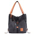 thumbnail image 1 of Sywqhk Mochila De Lona Informal Para Mujer, Mochila De Viaje, Bolsos De Hombro Grandes (Negro) Sywqhk Para estrenar, 1 of 5