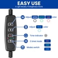 thumbnail image 5 of DAYBETTER LED Aquarium Light Full Spectrum,Fish Supplies for 18 to 24 Inch Fish Tank Light with 3 Lighting Modes, Timer and 10 Adjustable Brightness, 5 of 7