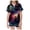 Grey, variant on Big Girls Fashion Star Themed Printed Button Down Lapel Short Sleeved Top Shorts Pajamas Set For Kids Vêtements Pour Enfants Size 12-13T