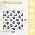 thumbnail image 2 of Cats Pet Paw Baby Muslin Washcloths Soft Absorbent Face Towel,Dog Kitten Footprint Burp Cloths Cotton Bath Wipes 5 PCS Infant Wash Cloth for Newborn Boys Girls 12"x12", 2 of 7