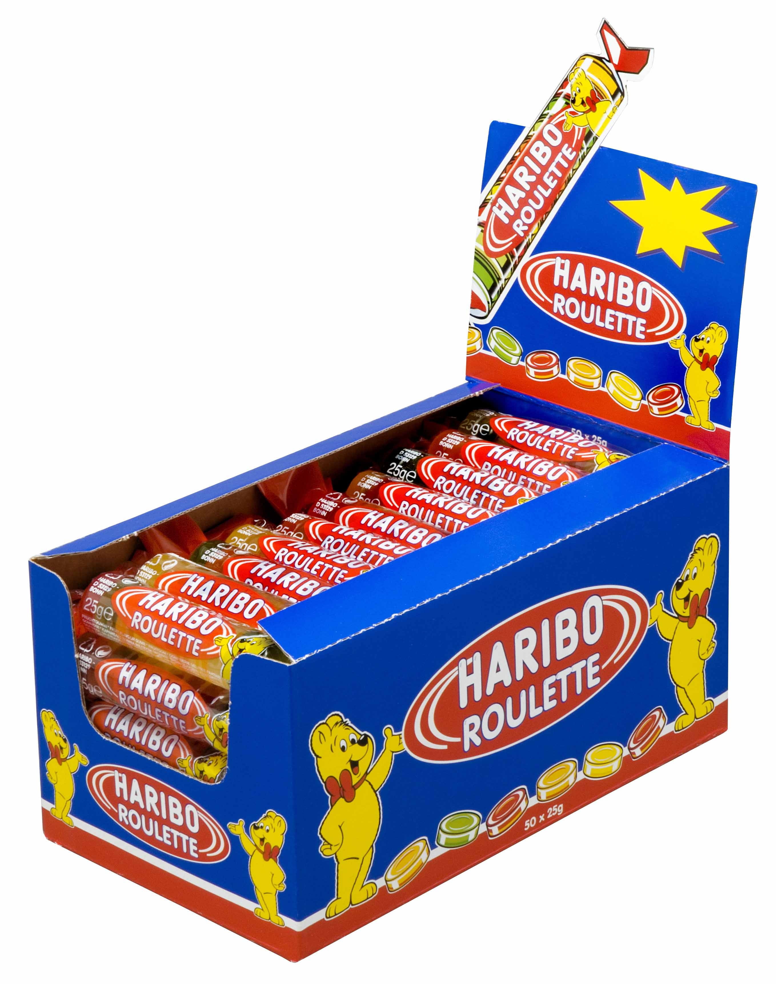 ***Discontinued***Haribo Roulette, Gummy Candy, Assorted Flavors, 36