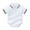 White, variant on Baby Boy Rompers Baby Boys Solid Polo Shirt Summer Short Sleeve Breathable Soft Casual Button Up Jumpsuit Romper Baby Bubble Romper White 0 Months-6 Months