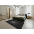 thumbnail image 5 of Ahgly Company Machine Washable Indoor Rectangle Transitional Night Black Area Rugs, 2' x 5', 5 of 7