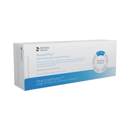 Sultan 83005 Assure Plus Sterilization Pouches 3.5" x 10" 200/Bx