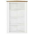 thumbnail image 5 of vidaXL Solid Wood Oak Corner Cabinet Storage Living Room White/Light Wood, 5 of 11