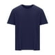 thumbnail image 1 of Camisa Elvqul de Hombre sin Estampado Manga Corta Azul Marino Cuello Redondo Playa Algodón, 1 of 4