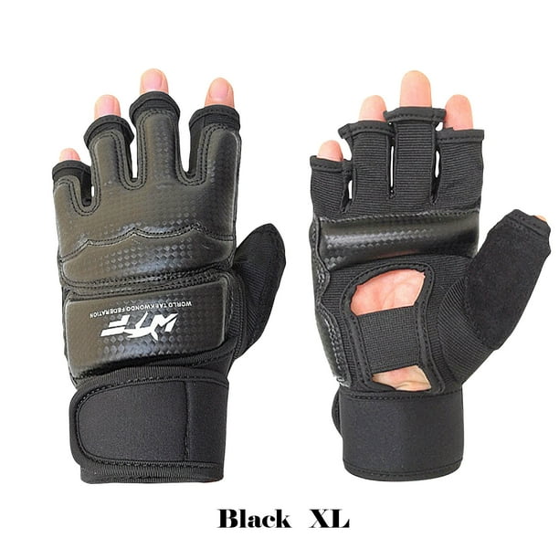 Xihbxyly Ventas de Liquidación Saco de Boxeo de Mano con Protección para Taekwondo, Guantes de Medio Dedo para Lucha