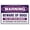 Warning Sign 1, variant on PPE Must Be Worn On This Site Sign - 8"x12" Aluminum Tin Warning Sign for Home, Outdoor Garden, Construction, Workshop