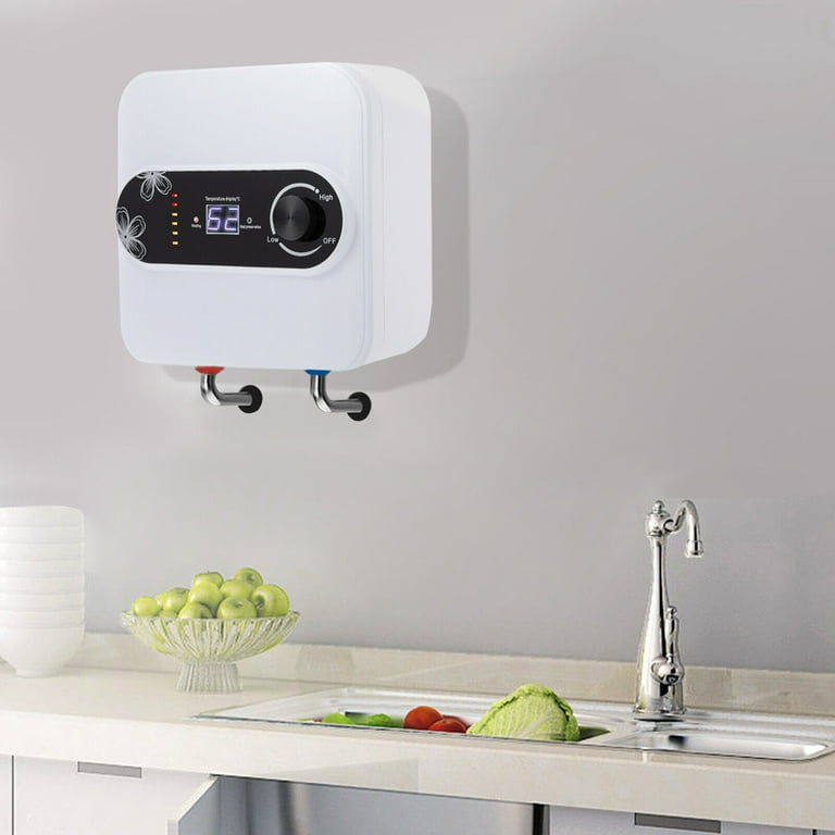 1500W Electric Water Heater 8L Instant Hot Water Heater Under Sink
