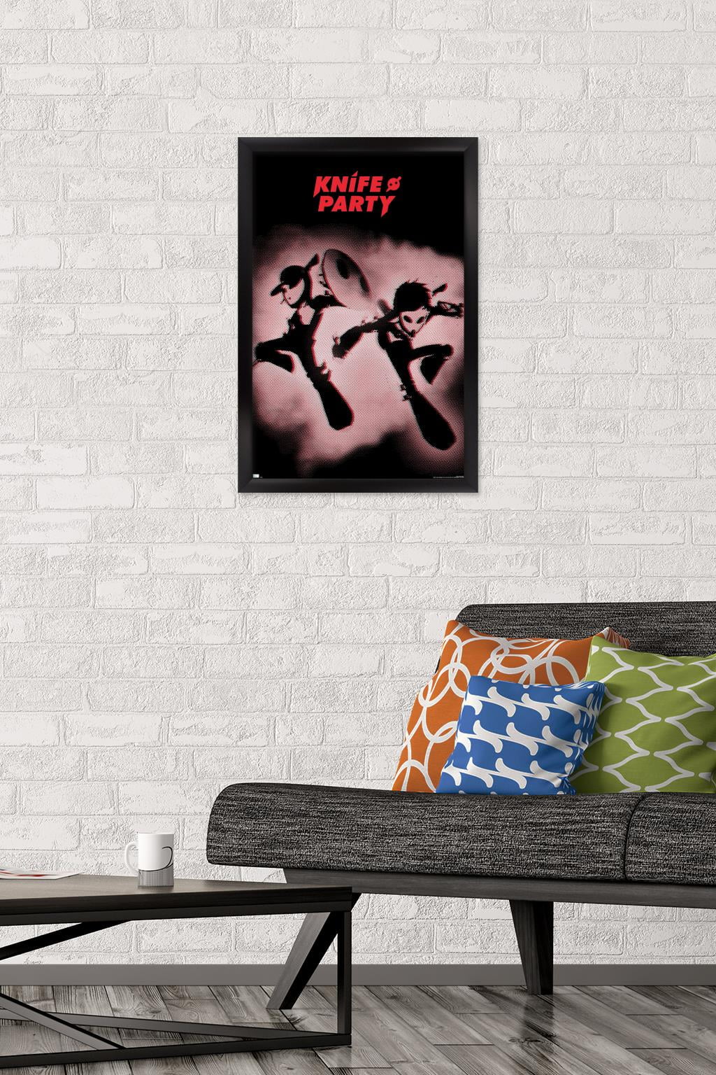 Knife Party - Battle Sirens Wall Poster, 14.725" x 22.375", Framed