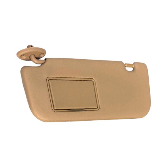 Parasol para coche con espejo, repuesto práctico para Toyota Yaris L Vios Lado del conductor color beige