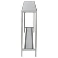 thumbnail image 3 of Uttermost Hayley Steel Metal and Mirror Console Table in Antique Silver, 3 of 7