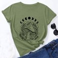 thumbnail image 2 of Camiseta de manga corta con cuello redondo y estampado de jersey suelto de verano para mujer Camiseta/camisa de manga corta con cuello redondo Pompotops hfajkhk141885, 2 of 7