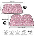 thumbnail image 3 of Fotbe Cute Rabbit Car Windshield Sunshade | Sun Visor Protector Front Window Shade, Keeps Out UV Rays, Keeps Your Vehicle Cool-Medium, 3 of 7