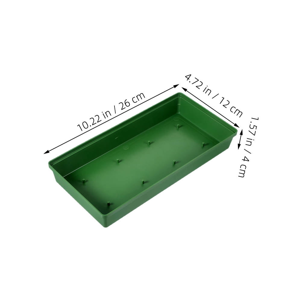 Raindrops Flower Arrangement Base 7Pcs Green Plastic Floral Tray for Bouquets Decorators Special Events