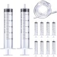 thumbnail image 2 of fastboy 10Pcs PVC Measuring Tool 10ML Washable Portable Refillable Scaled Experiment Industrial Pet Feeding Water Dispenser Tube Pipe, 2 of 9