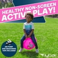 thumbnail image 2 of Flybar Hopper Ball for Kids - Bouncy Ball with Handle, Durable Bouncy Balls, 225lbs, Ages 10+, Princess. L, 2 of 7