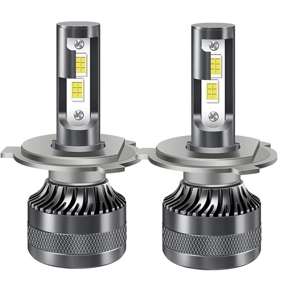 Furvclv K10 LED Headlight Bulbs 12000LM 300% Brighter 6500K 120W Replacement Headlamp Bulbs with Fan Plug-And-Play Pack Of 2
