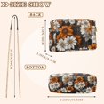 thumbnail image 4 of FORMRS Women Crossbody Purse with Chain Strap Vegan Leather Shoulder Handbag, Black Plaid Floral, 4 of 7