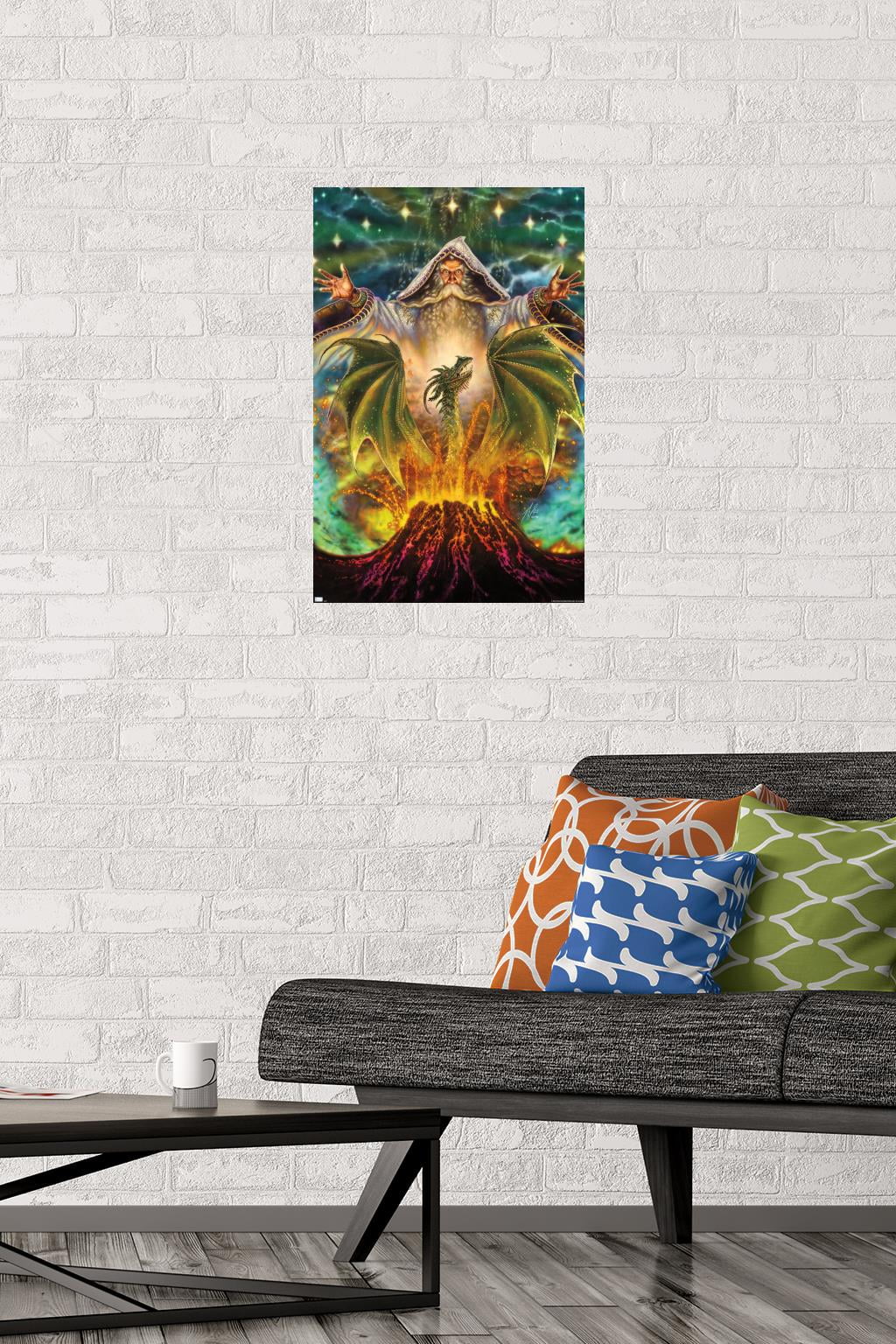 Myles Pinkney - Dragon Mountain Wall Poster, 14.725" x 22.375"