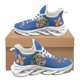thumbnail image 1 of Zapatillas de baloncesto con plataforma resistentes al desgaste, con cordones y cómodas, con estampado de ECG de enfermera kawaii para otoño e invierno para mujer, 1 of 6