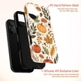 thumbnail image 4 of Autumn Harvest Phone Case, Watercolor Leaves and Pumpkins, Cute Fall Art Protective Case for iPhone 17 16 15 14 13 12 11, 4 of 6