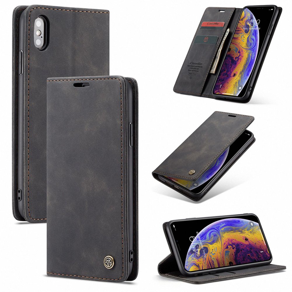 iPhone XS Wallet Case, iPhone X Case,Shockproof Premium Leather