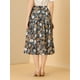 thumbnail image 5 of INSPIRE CHIC Falda Estampado De Girasol De Gasa Para Mujer Amarillo negro L, 5 of 6