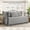 Grey, variant on Diamond Stitch Daybed Bedding Set with Bedskirt and Shams, All Season Cozy Microfiber Filling, Grey