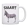thumbnail image 3 of Smart Ass Smartass Donkey Sarcasm Gag Gift 11oz Ceramic Coffee Mug White, 3 of 4
