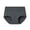 Dark Gray, variant on Womens High Waisted Underwear, Breathable Panties with Extended Gusset for Comfortable Daily Wear