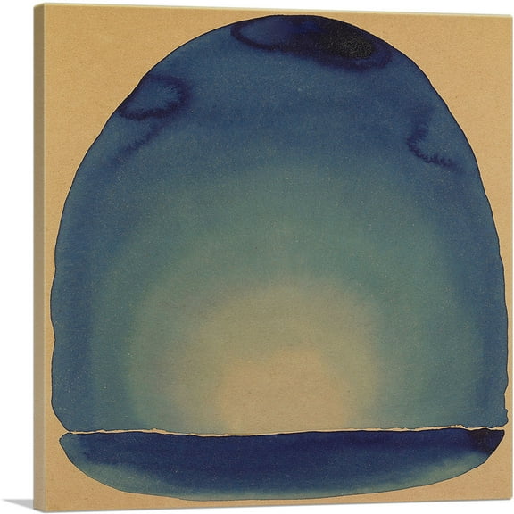 ARTCANVAS Light Coming on the Plains No. II 1917 Canvas Art Print by Georgia O-Keeffe - Size: 18" x 18" (0.75" Deep)