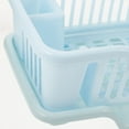 thumbnail image 3 of Minkissy Dish Dry Rack Plastic Sky-blue 1Pack, 3 of 5
