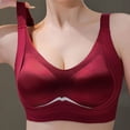 thumbnail image 4 of Turilly Bras Womens Round Neck Wireless Bra With Wide Straps Invisible Everyday Comfort Everyday Bras, 4 of 6