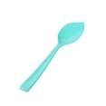 thumbnail image 2 of Coppetta Teal Plastic Petal Spoon - 4 1/2" x 1" - 500 count box, 2 of 10