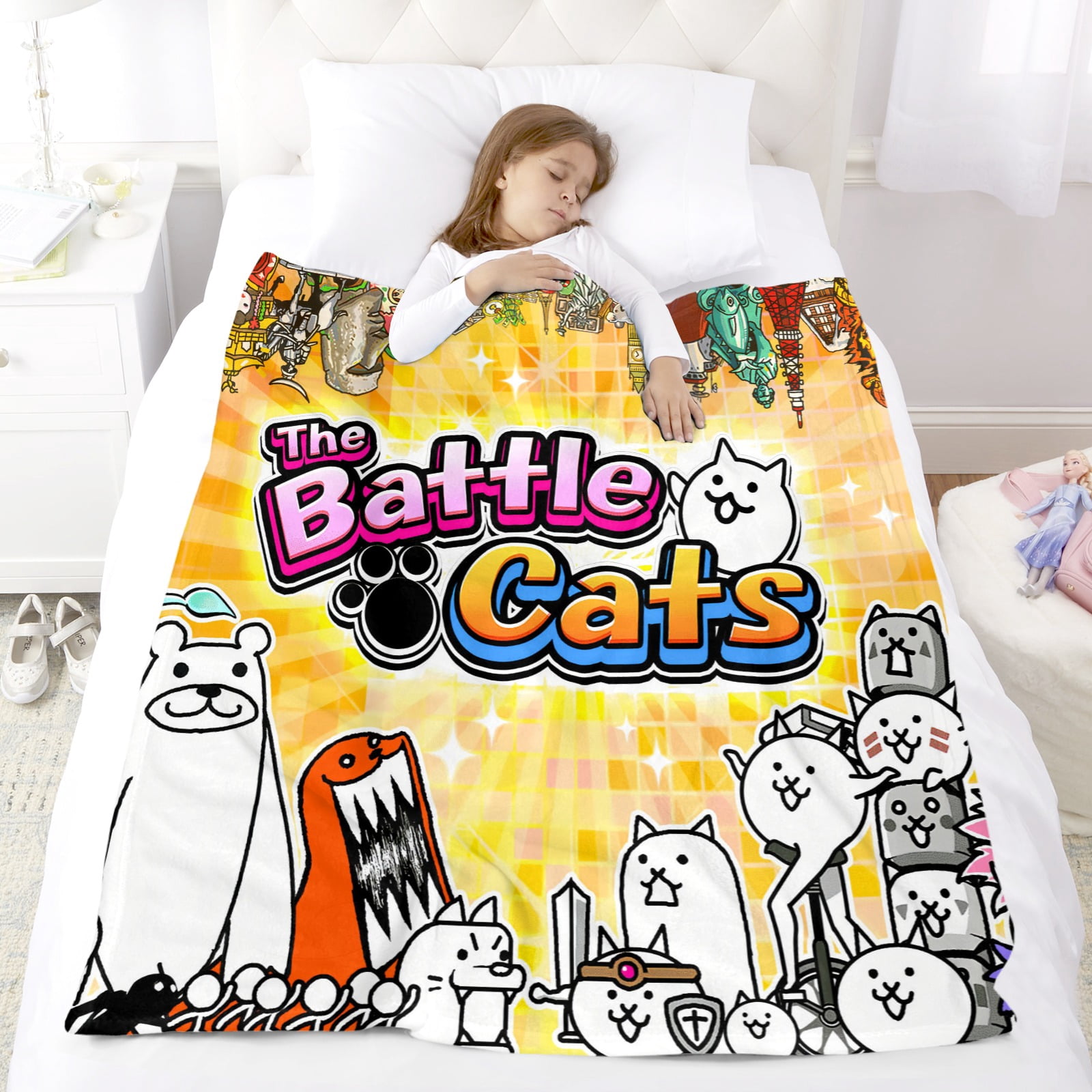 the battle cats Throw Blanket Gifts for Fans Lover Girls Boys Women Present Hoodie Him Bed 30"x40"